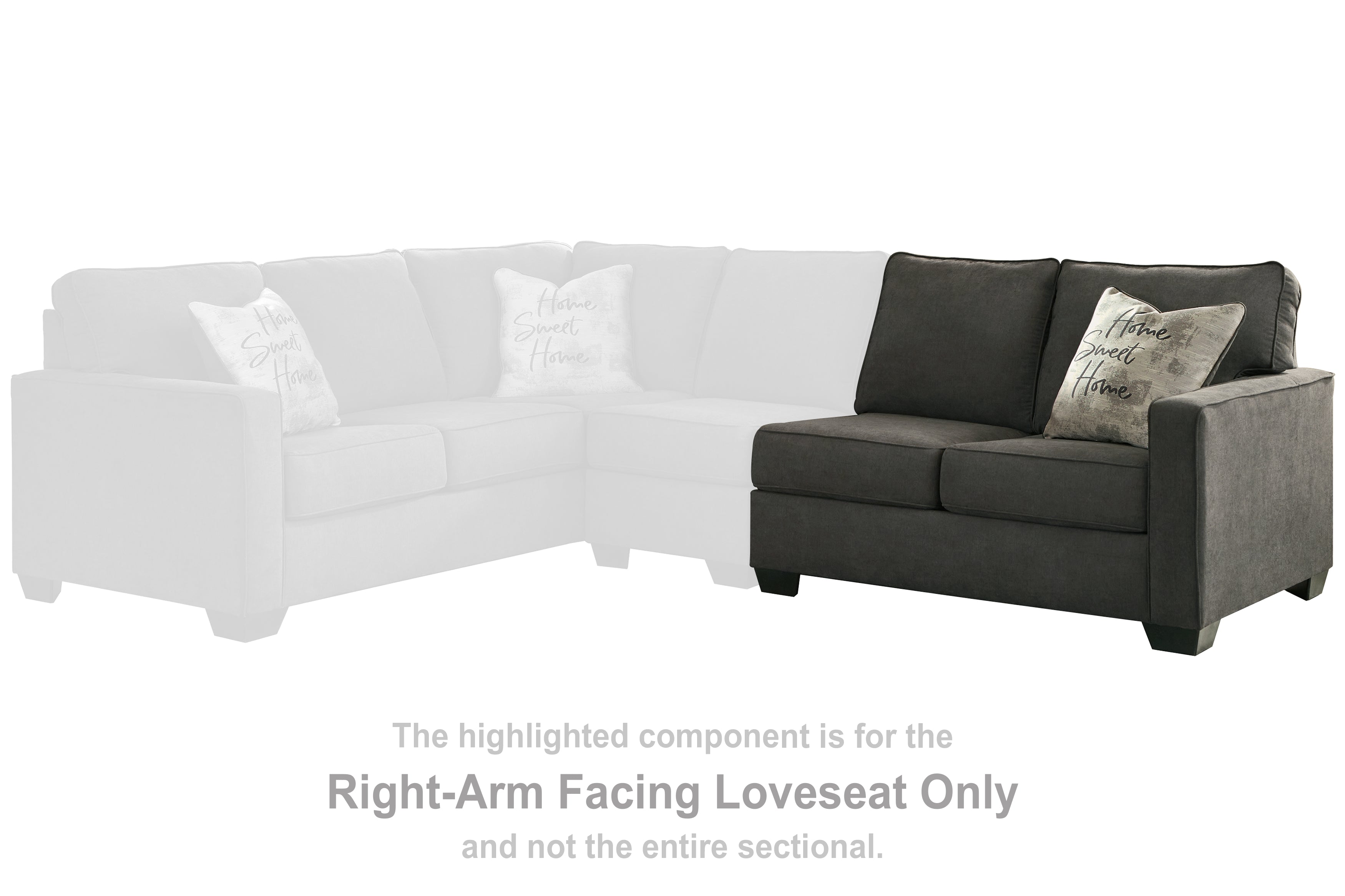 Lucina Right-Arm Facing Loveseat - MyWaynesHome #