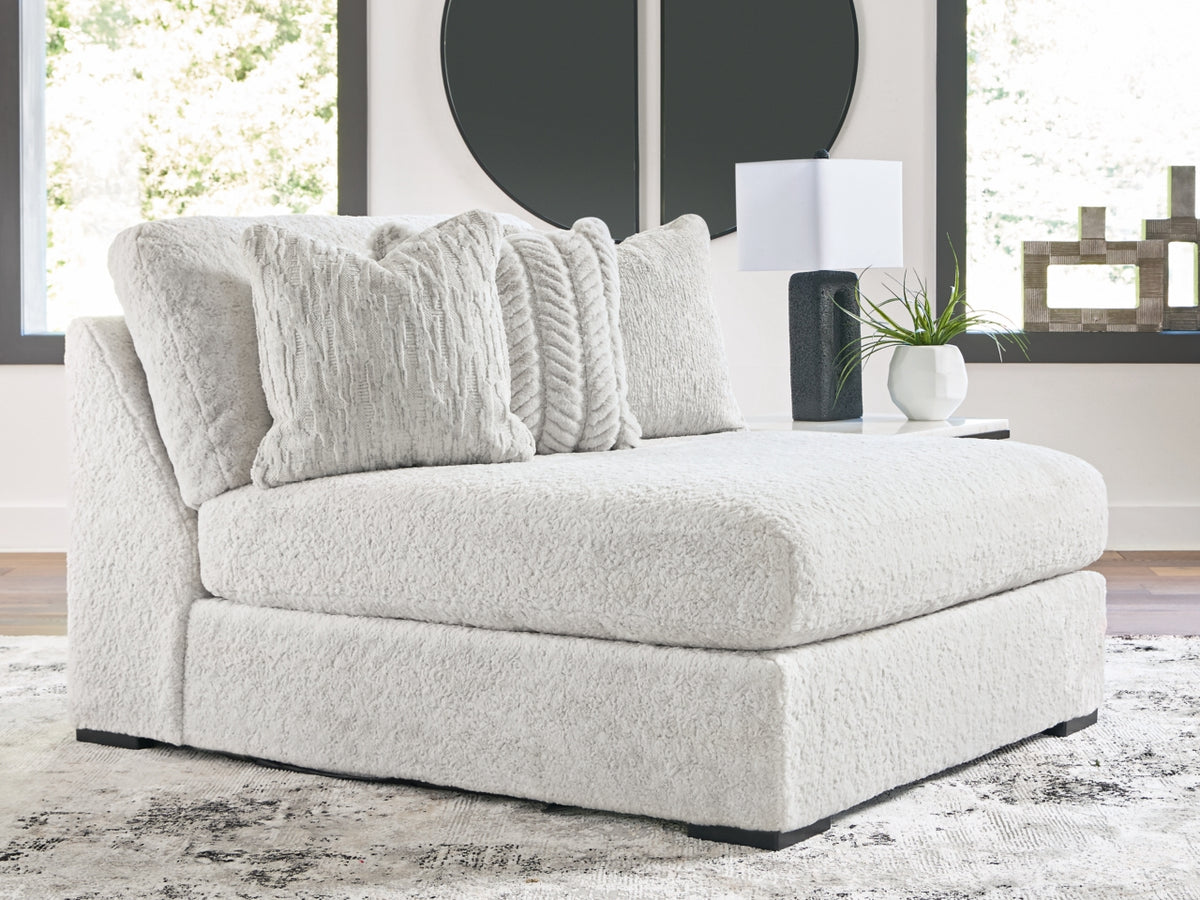 Cuddle Plush Oversized Armless Chaise