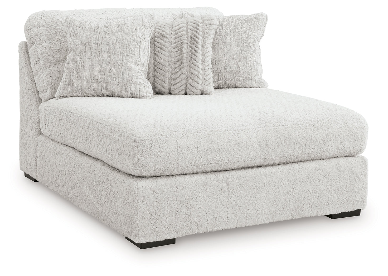 Cuddle Plush Oversized Armless Chaise