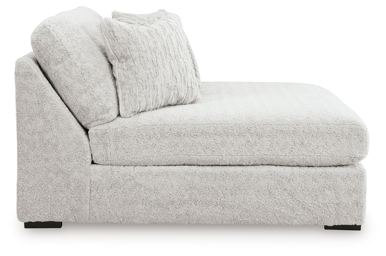 Cuddle Plush Oversized Armless Chaise