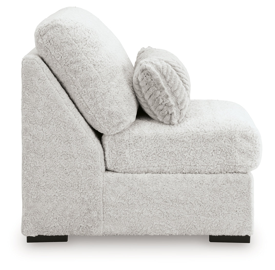 Cuddle Plush Armless Chair