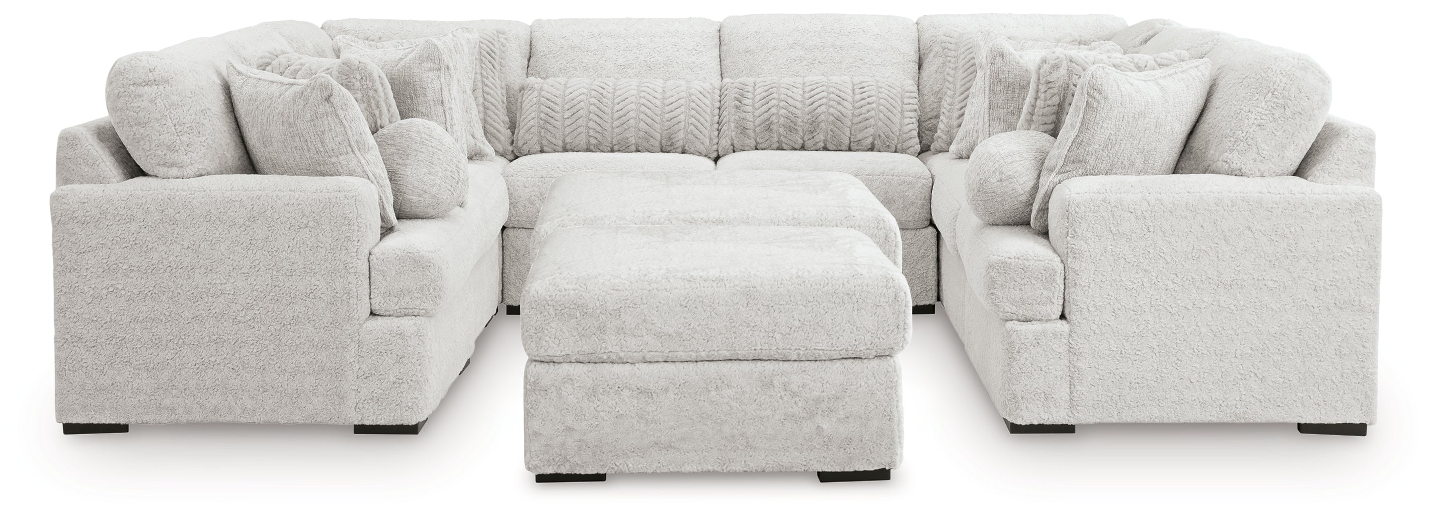 Cuddle Plush 10-Piece Sectional