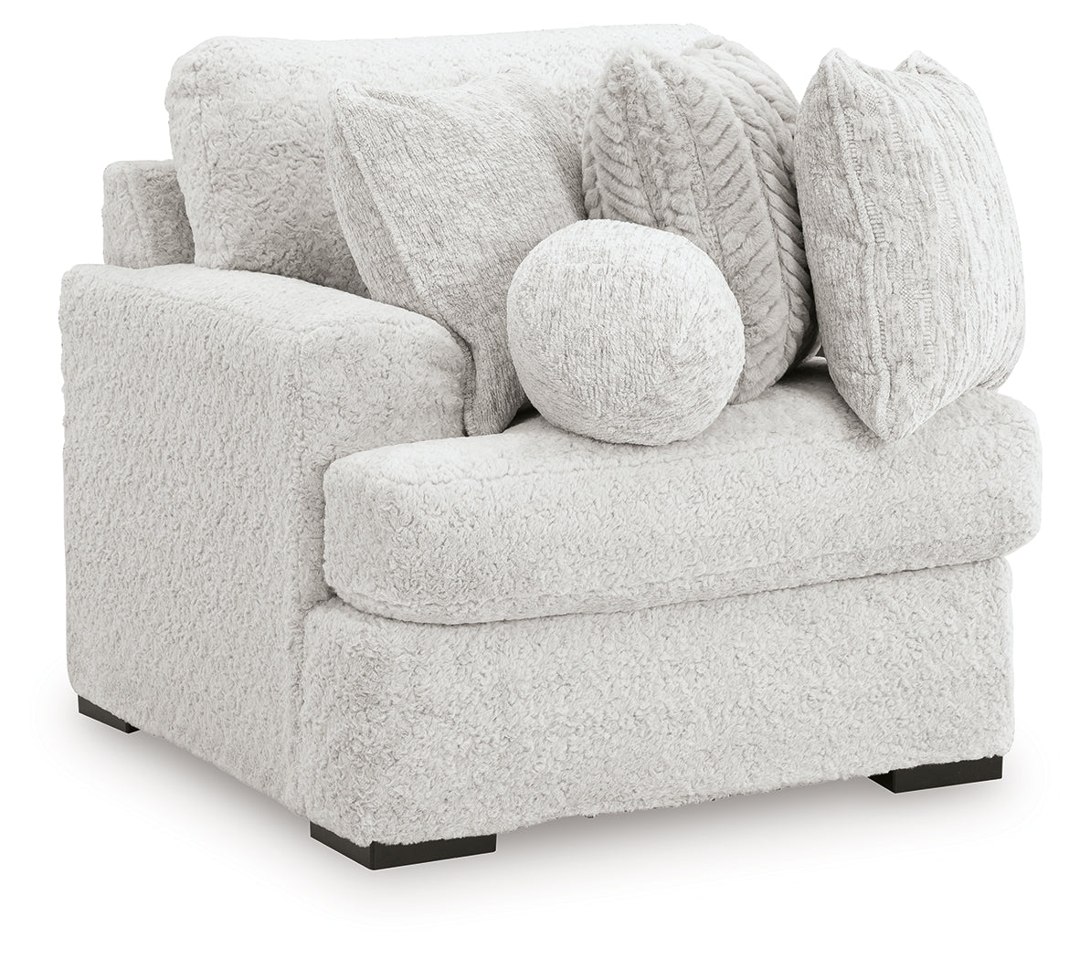 Cuddle Plush Left-Arm Facing Corner Chair