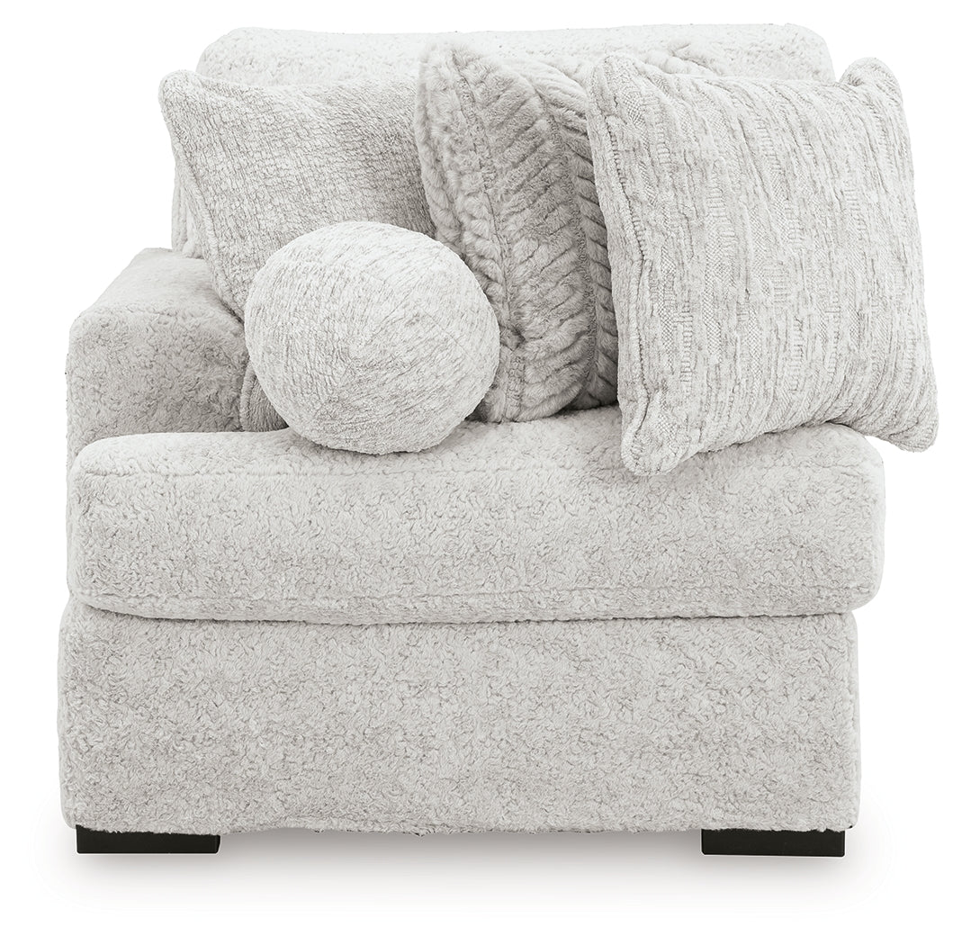 Cuddle Plush Left-Arm Facing Corner Chair