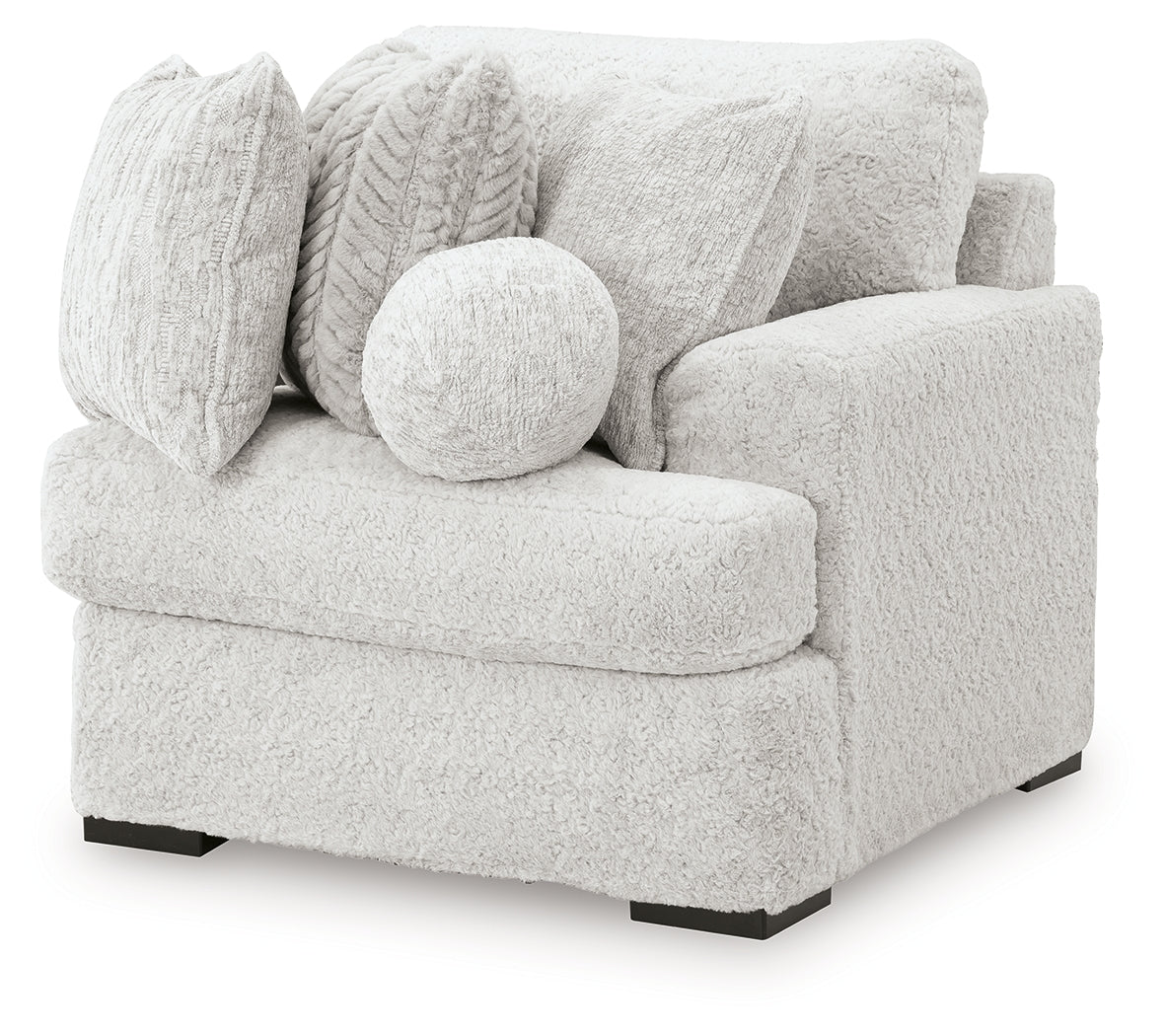 Cuddle Plush Right-Arm Facing Corner Chair
