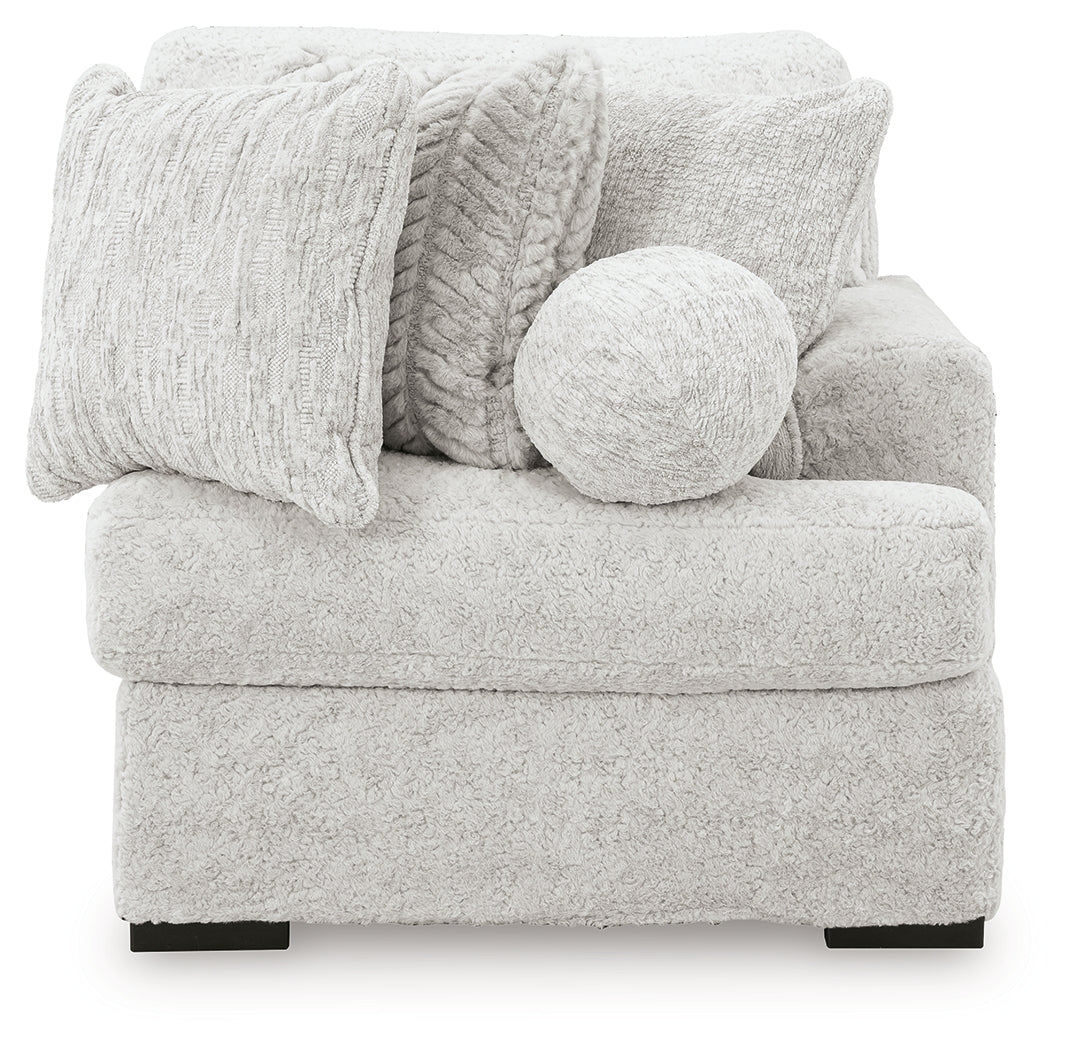 Cuddle Plush Right-Arm Facing Corner Chair