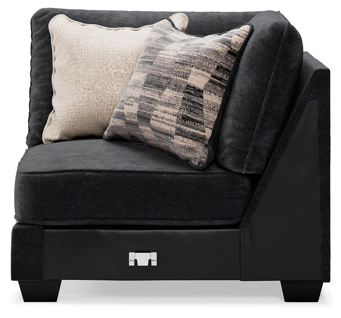 Lavernett 5-Piece Sectional and Ottoman