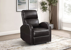 Grant Upholstered Power Recliner Chair Brown - MyWaynesHome #