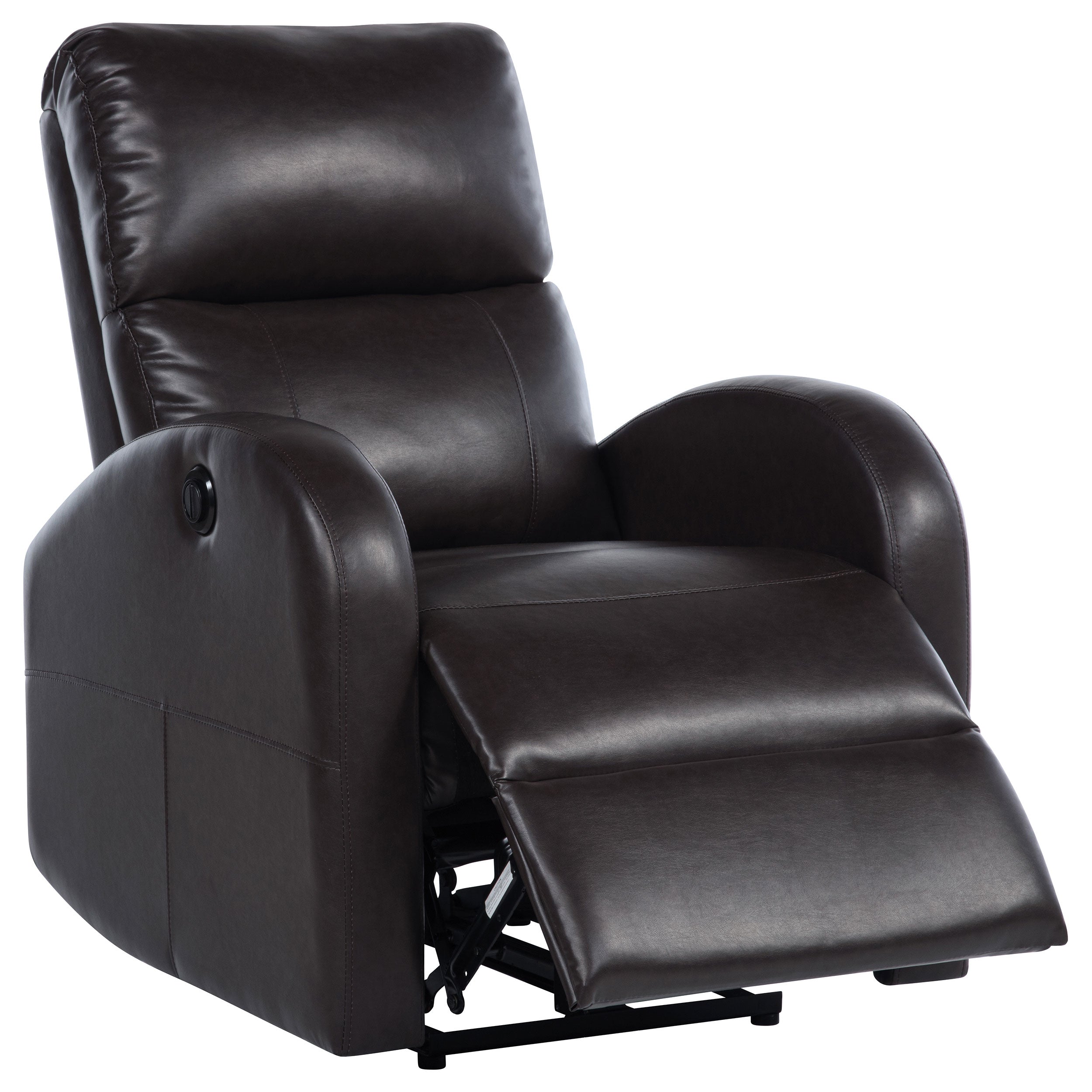 Grant Upholstered Power Recliner Chair Brown - MyWaynesHome #