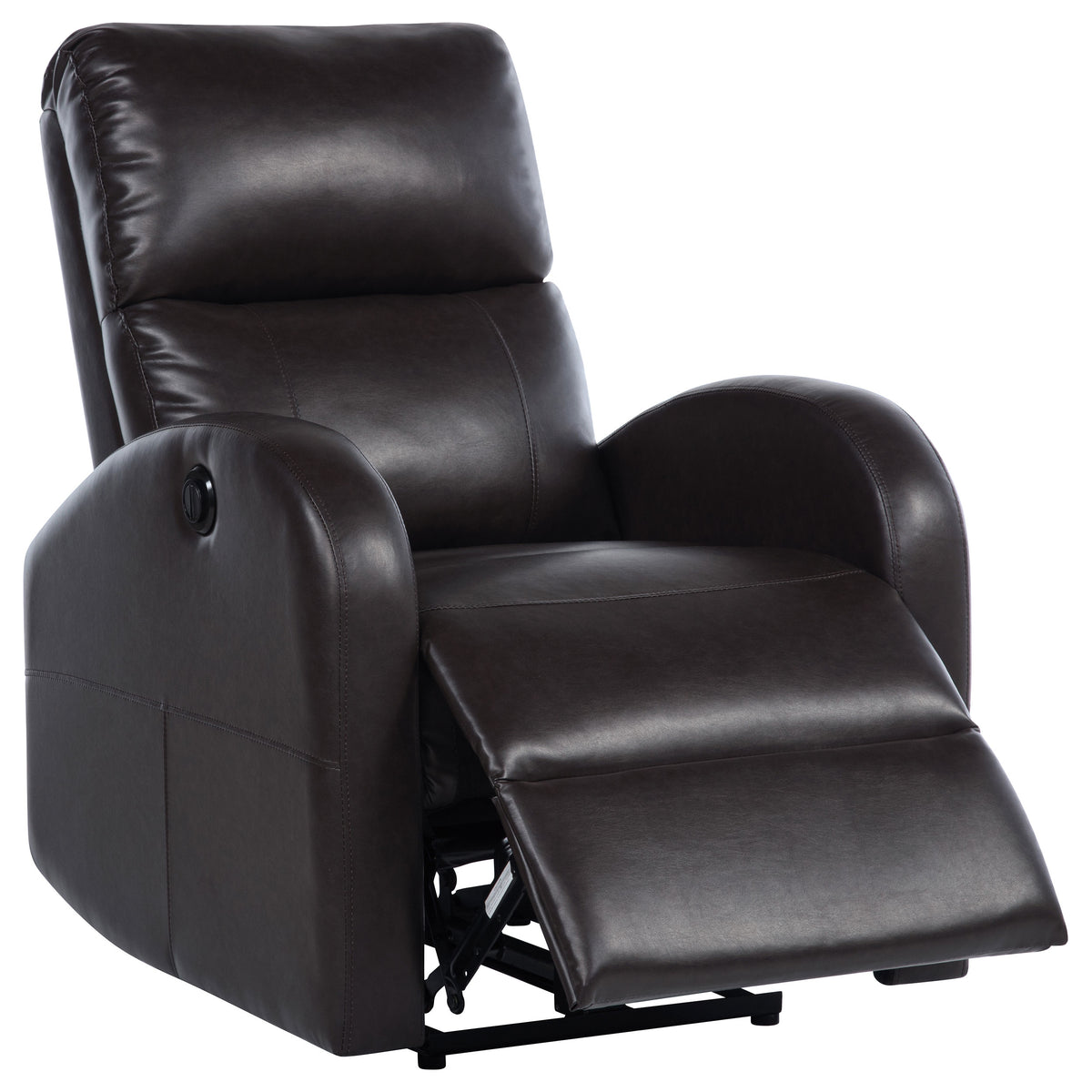 Grant Upholstered Power Recliner Chair Brown - MyWaynesHome #