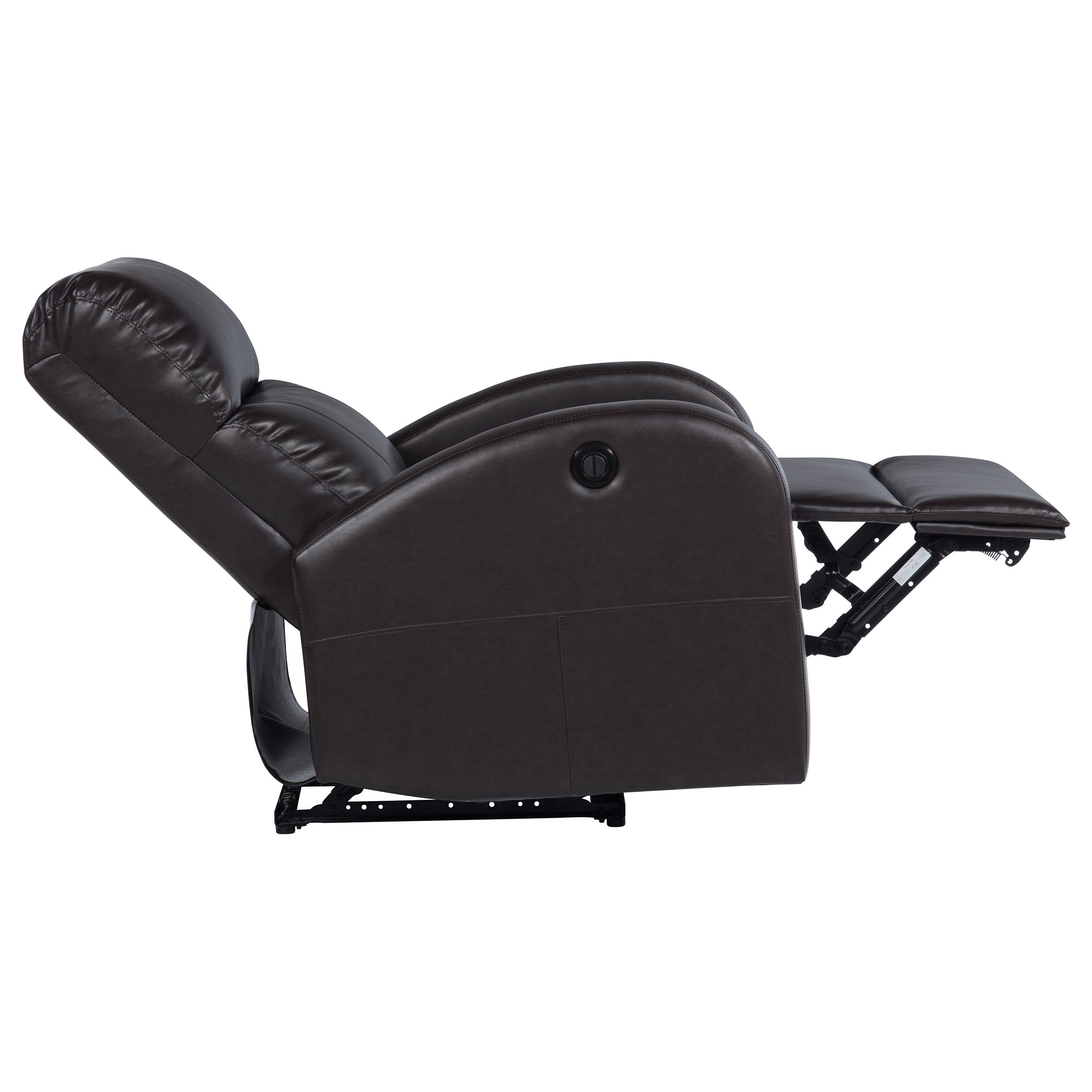 Grant Upholstered Power Recliner Chair Brown - MyWaynesHome #