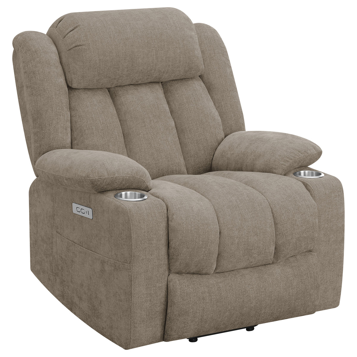 Houston Upholstered Power Lift Recliner Chair Camel - MyWaynesHome #