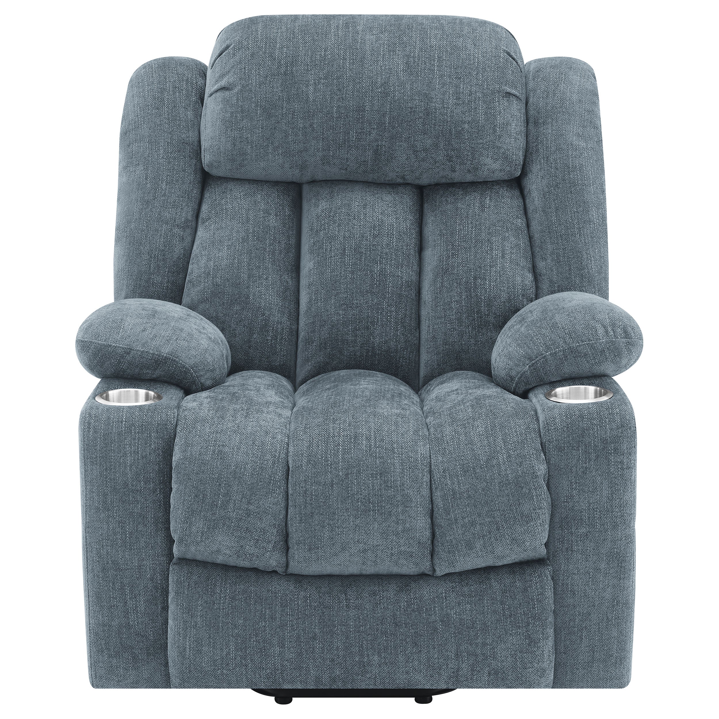 Houston Upholstered Power Lift Recliner Slate Blue - MyWaynesHome #