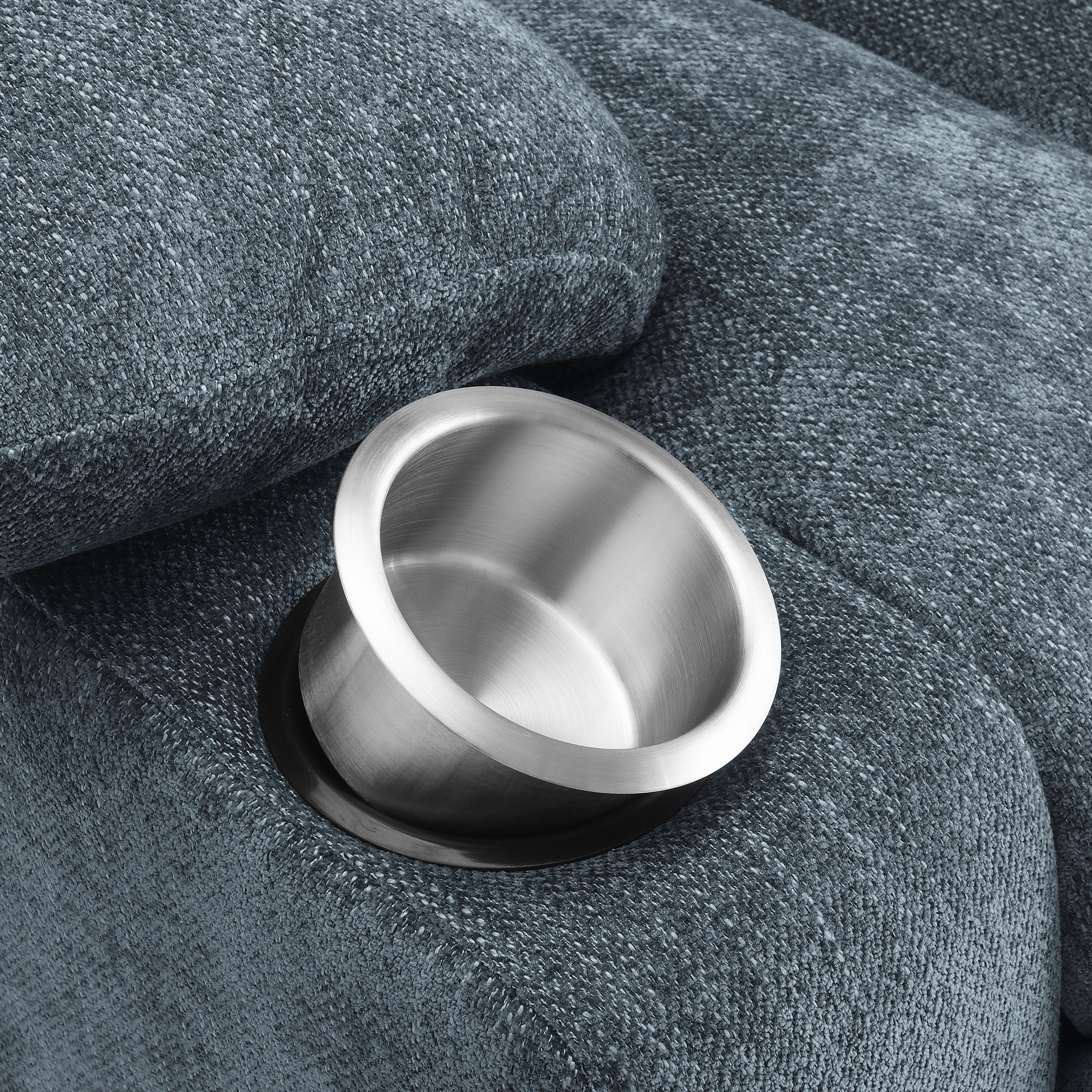 Houston Upholstered Power Lift Recliner Slate Blue - MyWaynesHome #