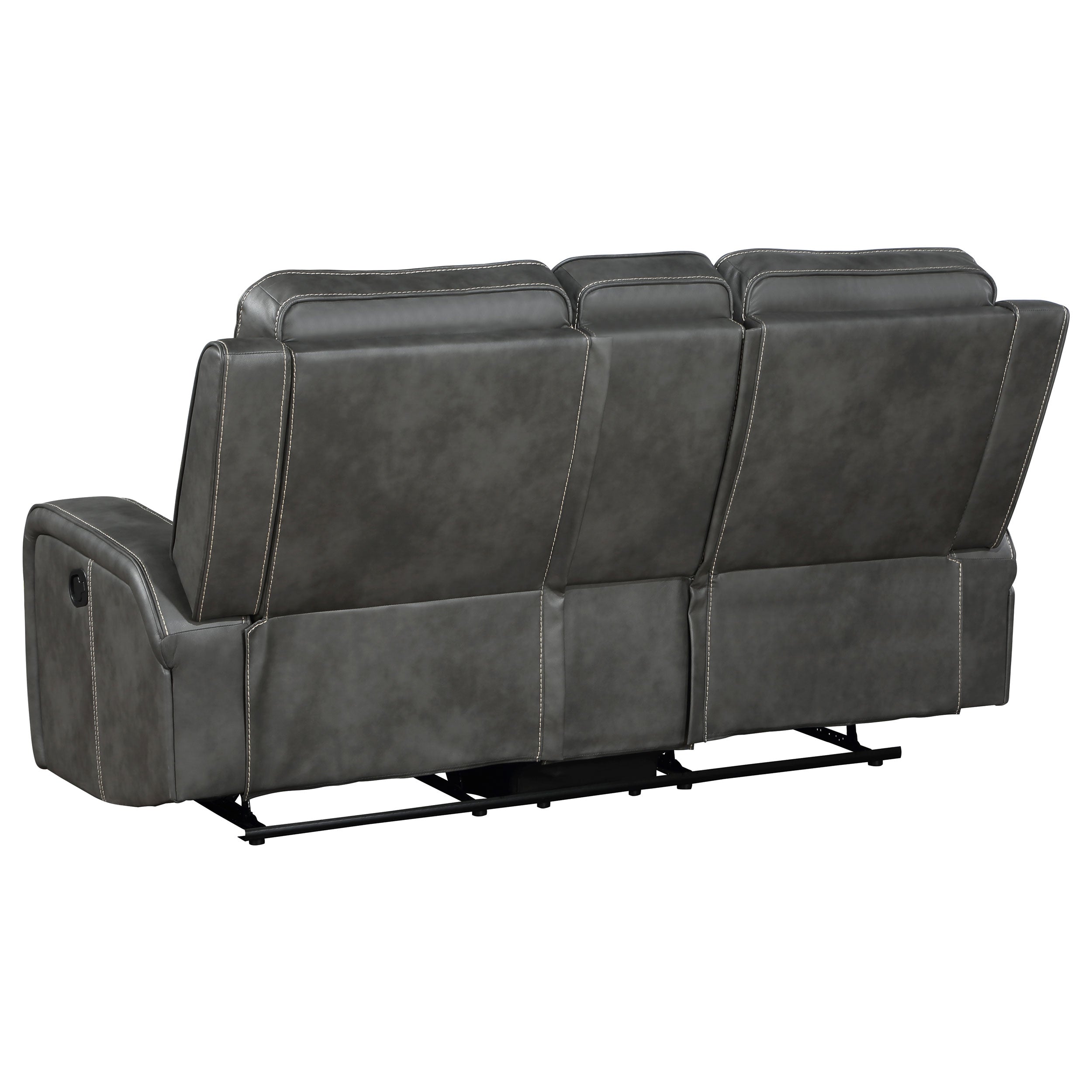 Raelynn 2-piece Upholstered Reclining Sofa Set Grey - MyWaynesHome #