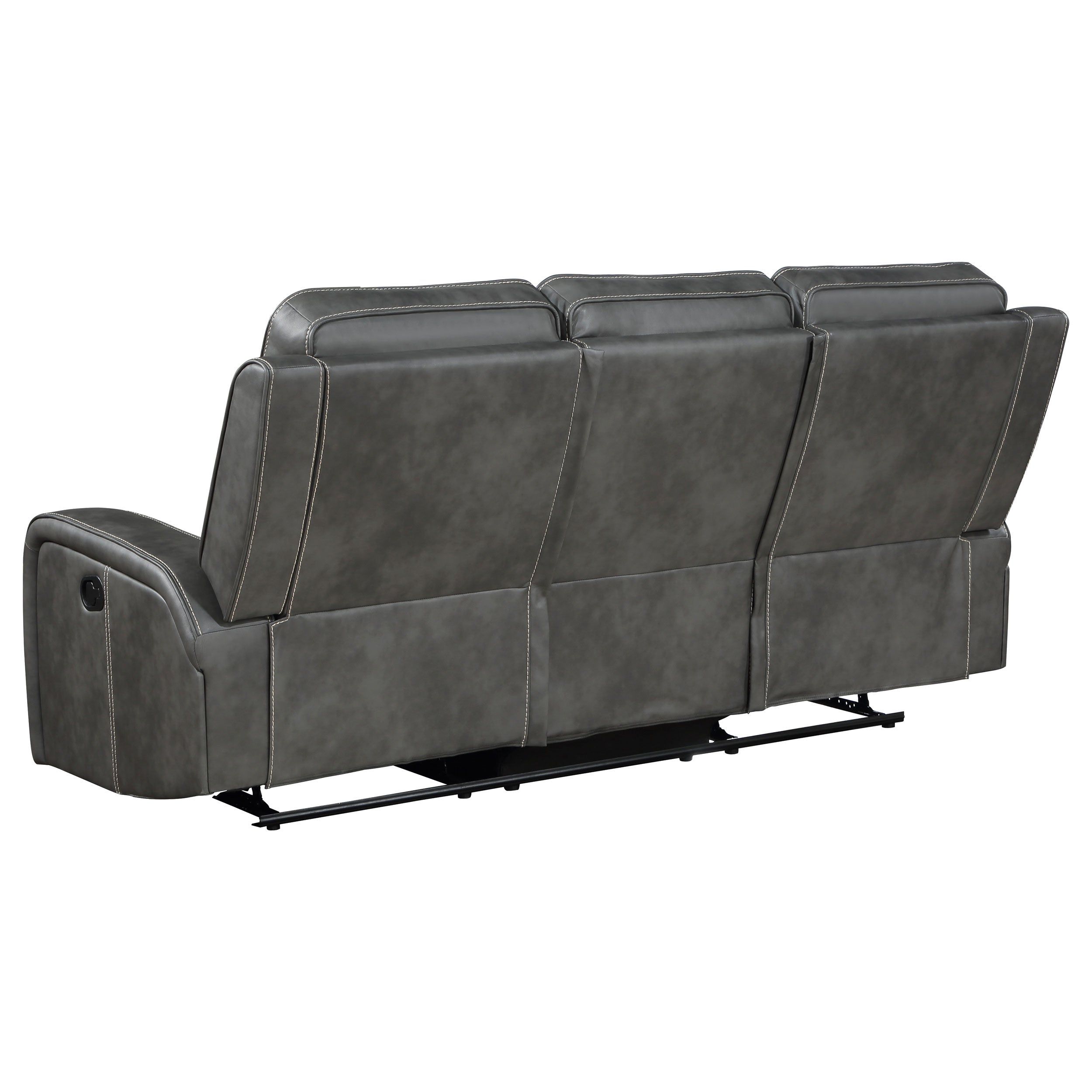 Raelynn 3-piece Upholstered Reclining Sofa Set Grey - MyWaynesHome #
