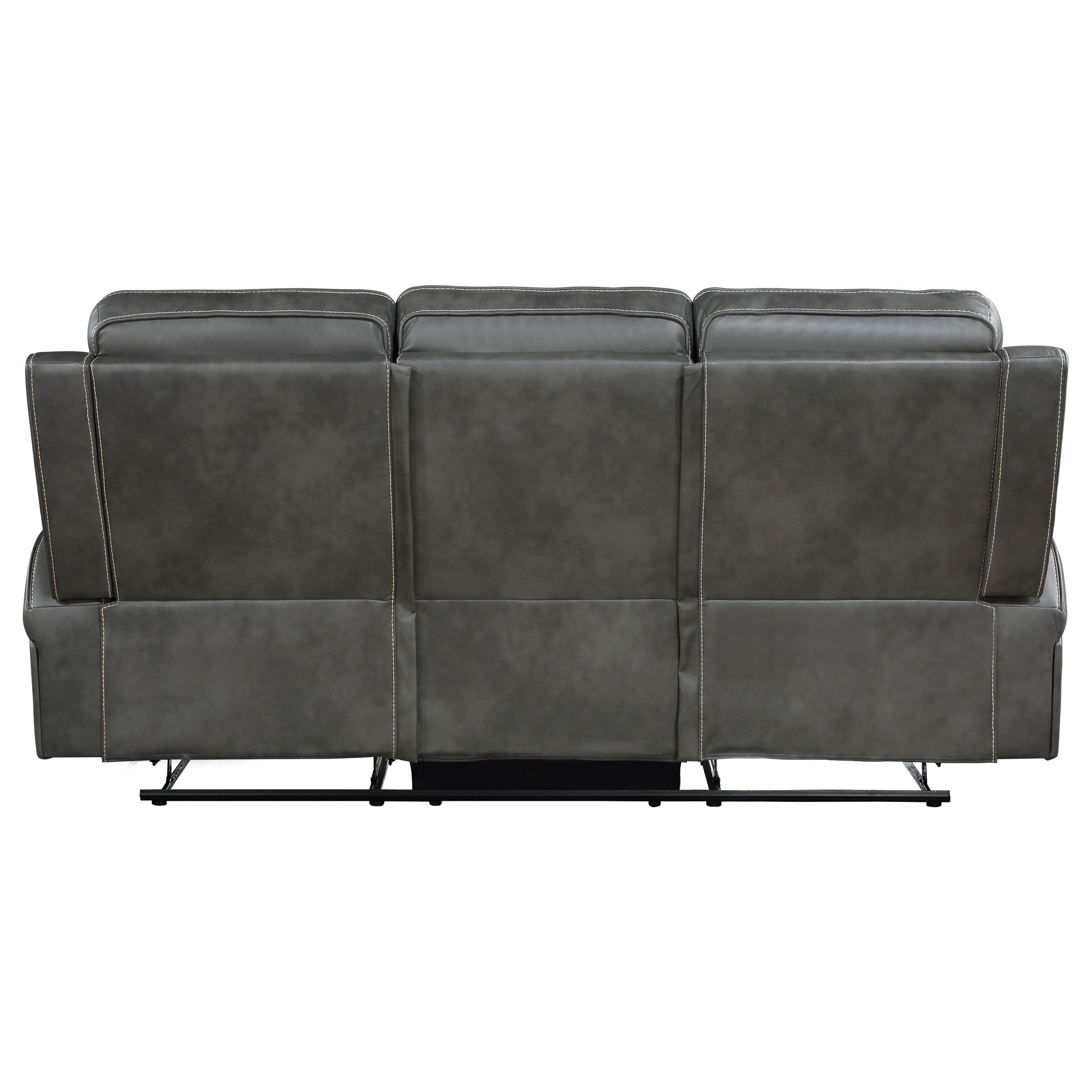 Raelynn Upholstered Track Arm Motion Sofa Grey - MyWaynesHome #