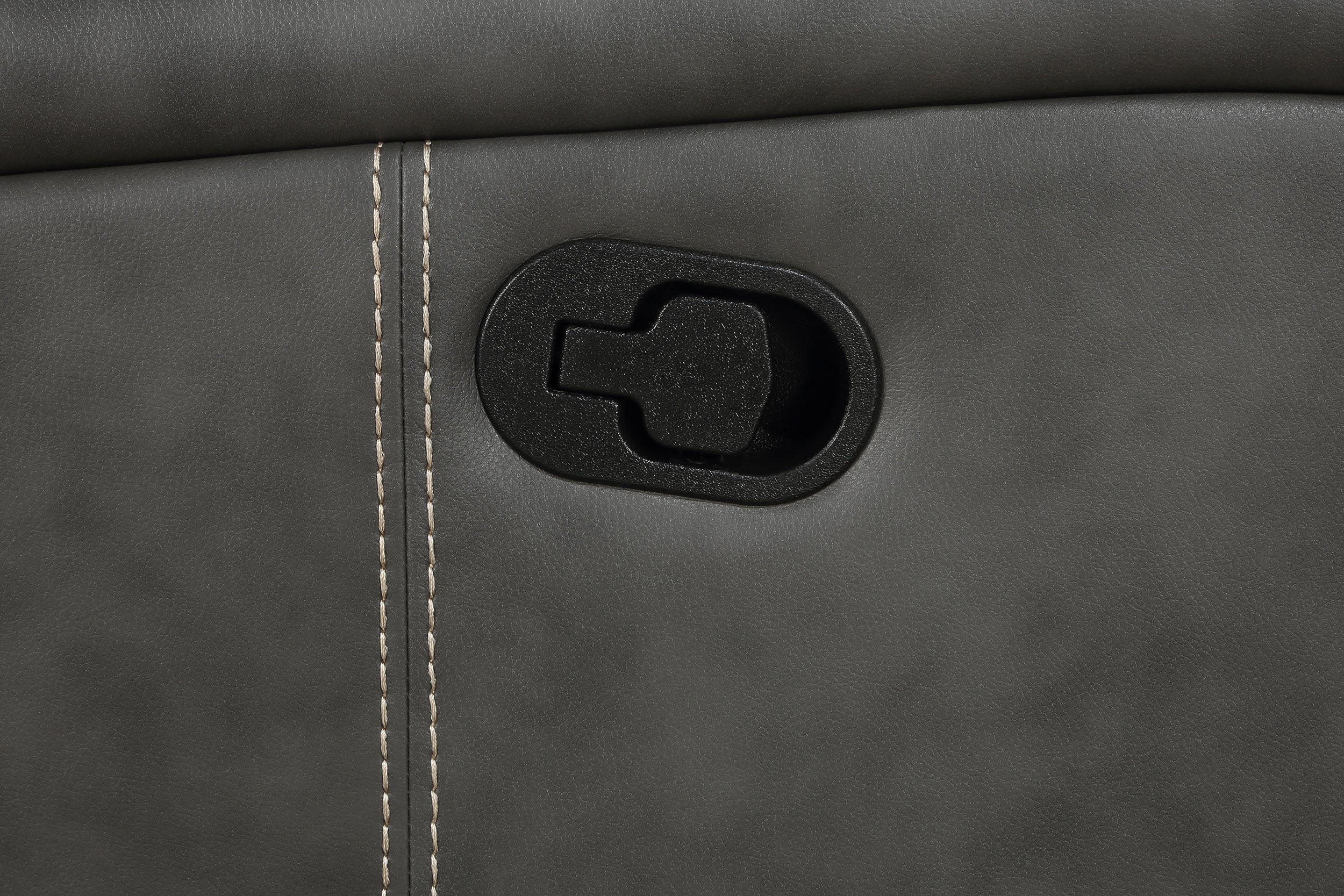 Raelynn Upholstered Track Arm Motion Loveseat Grey - MyWaynesHome #