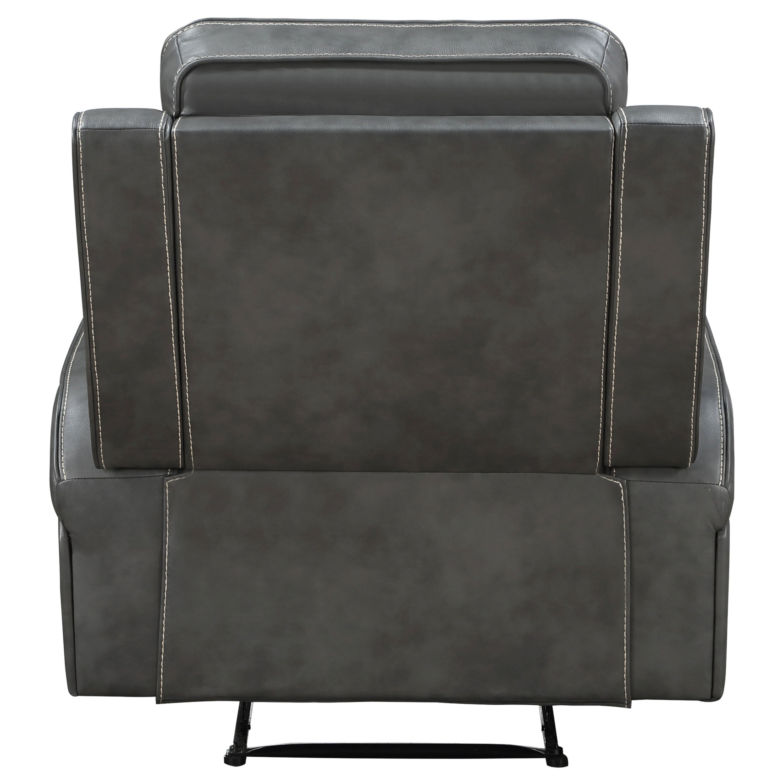 Raelynn Upholstered Track Arm Recliner Grey - MyWaynesHome #