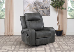 Raelynn Upholstered Power Lift Recliner Chair Grey - MyWaynesHome #