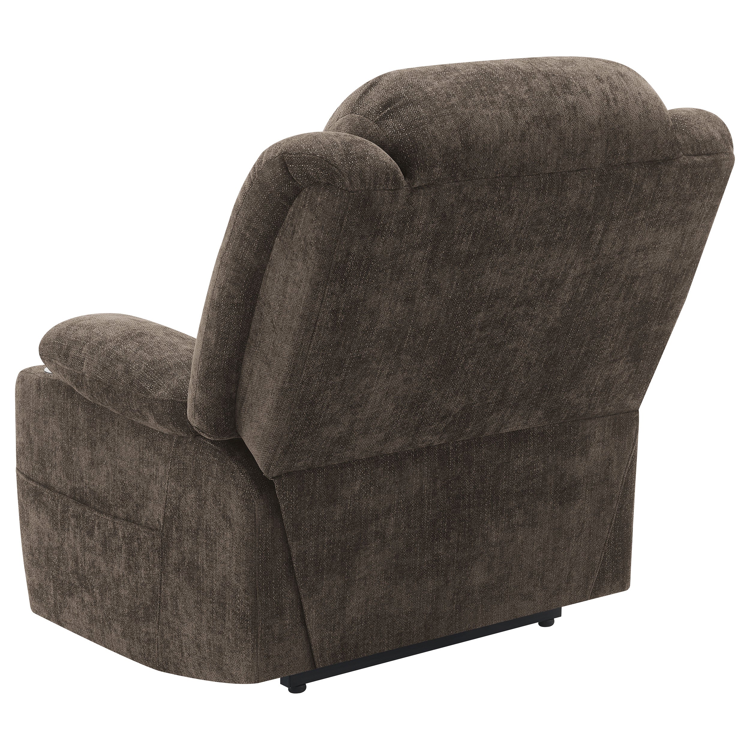 Houston Upholstered Power Lift Recliner Chair Dark Brown - MyWaynesHome #