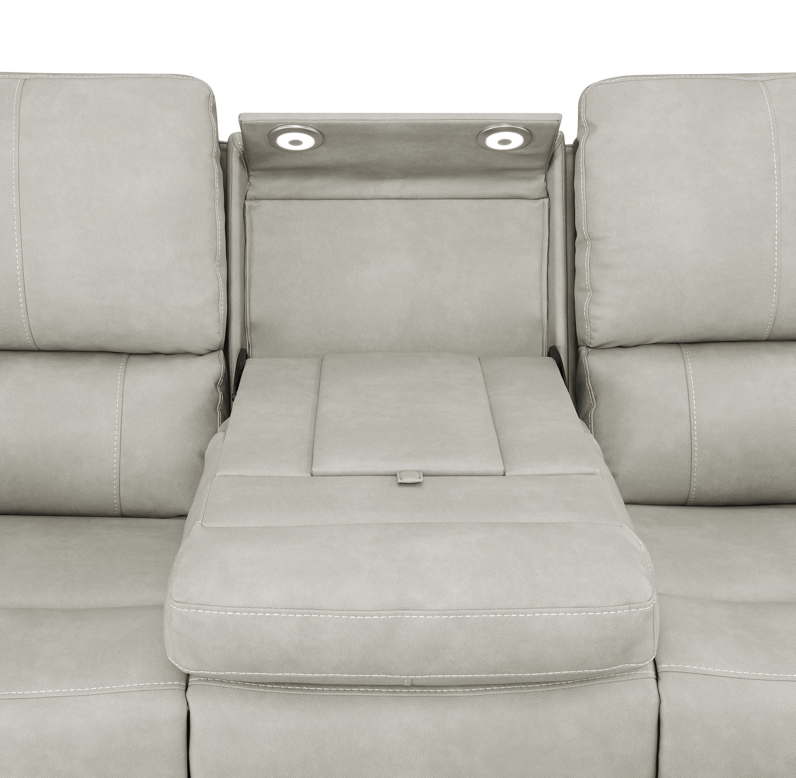 Brickston 3-piece Triple Power Reclining Sofa Set Grey