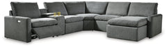 Hartsdale 6-Piece Right Arm Facing Reclining Sectional with Console and Chaise
