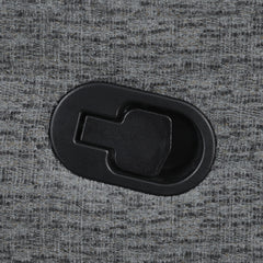 Bahrain Upholstered Raf Recliner Charcoal