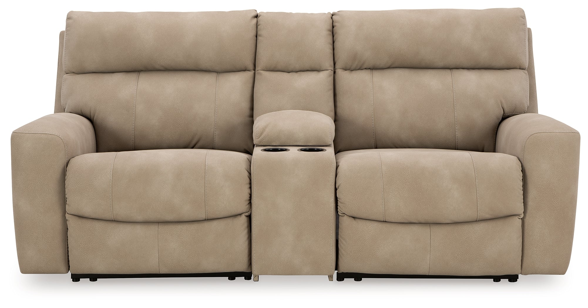 Next-Gen DuraPella 3-Piece Power Reclining Sectional Loveseat with Console - MyWaynesHome #