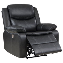 Sycamore Upholstered Power Recliner Chair Dark Grey - MyWaynesHome #