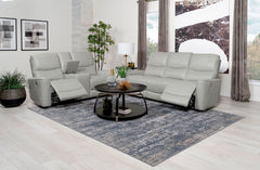 Greenfield 2-piece Power Reclining Sofa Set Ivory - MyWaynesHome #