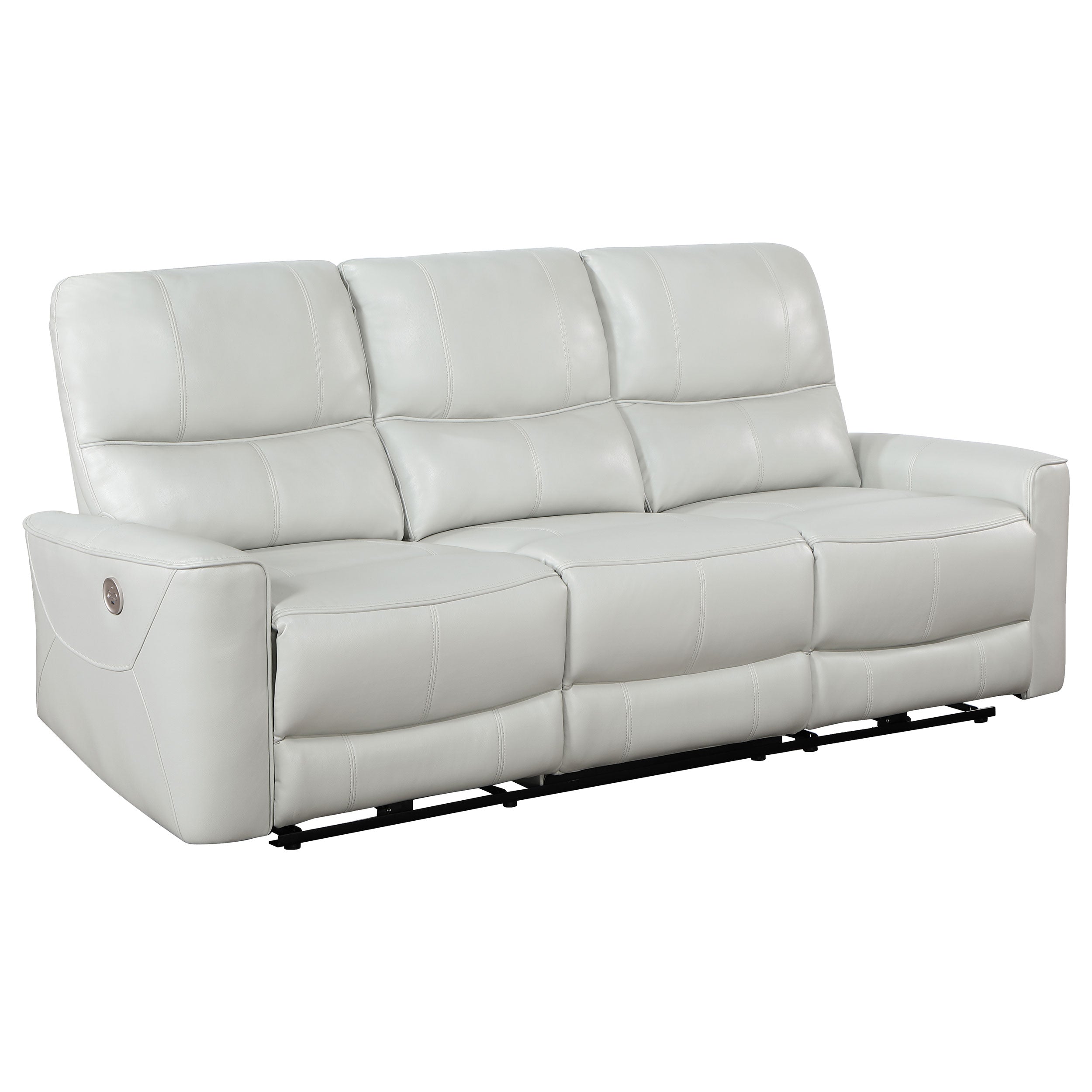 Greenfield 2-piece Power Reclining Sofa Set Ivory - MyWaynesHome #