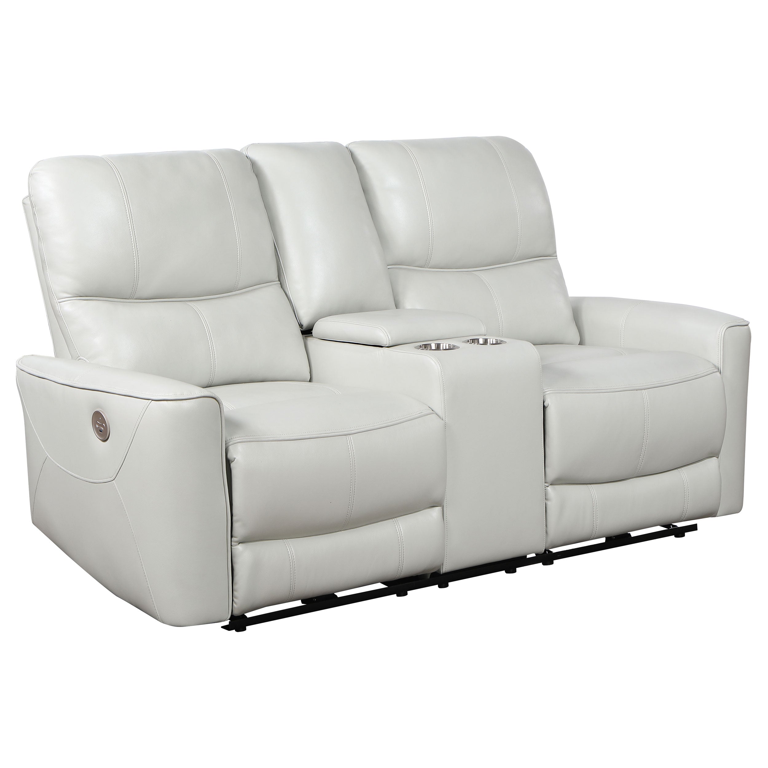 Greenfield 2-piece Power Reclining Sofa Set Ivory - MyWaynesHome #