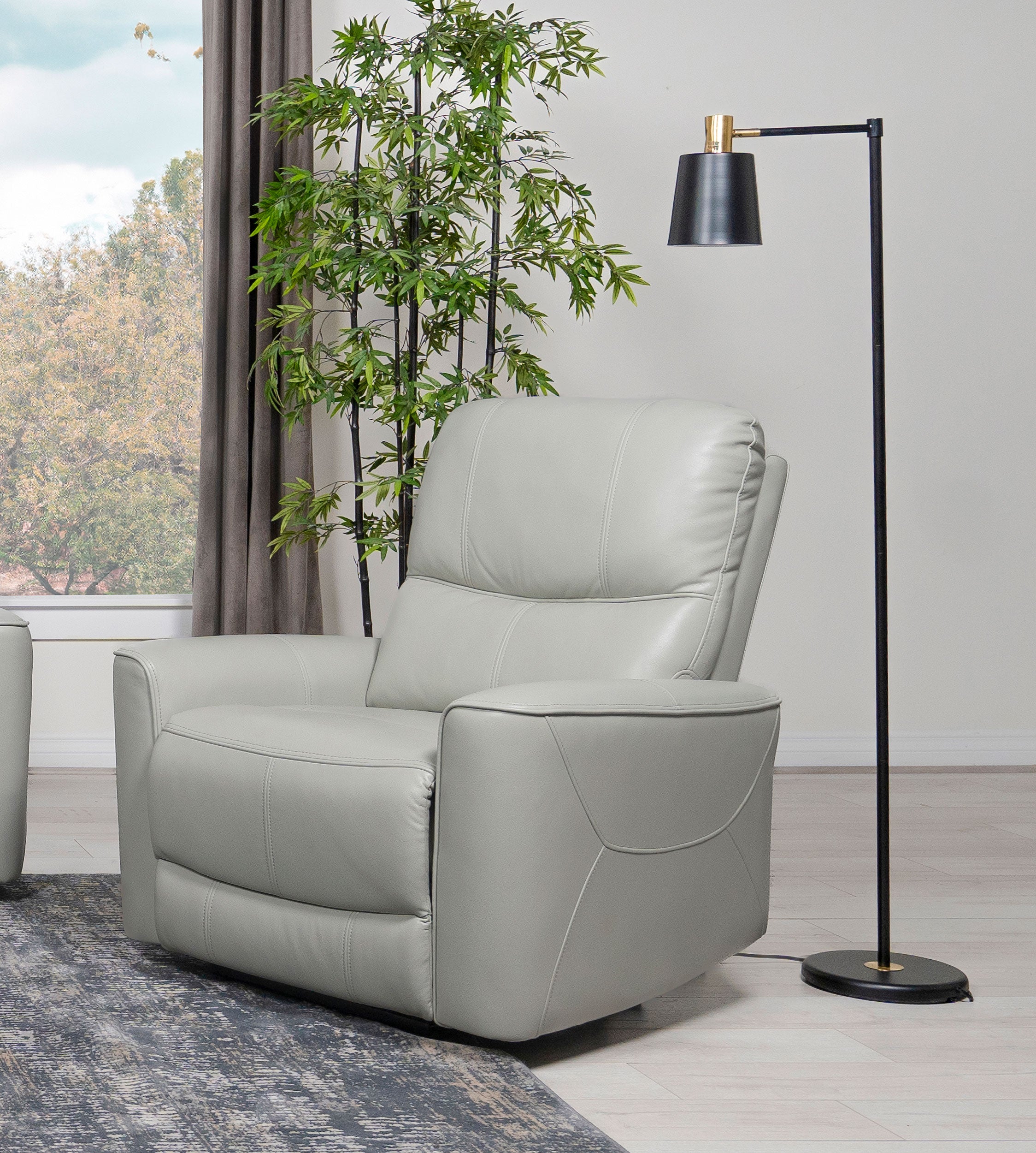 Greenfield Upholstered Power Recliner Chair Ivory - MyWaynesHome #