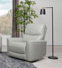 Greenfield Upholstered Power Recliner Chair Ivory - MyWaynesHome #