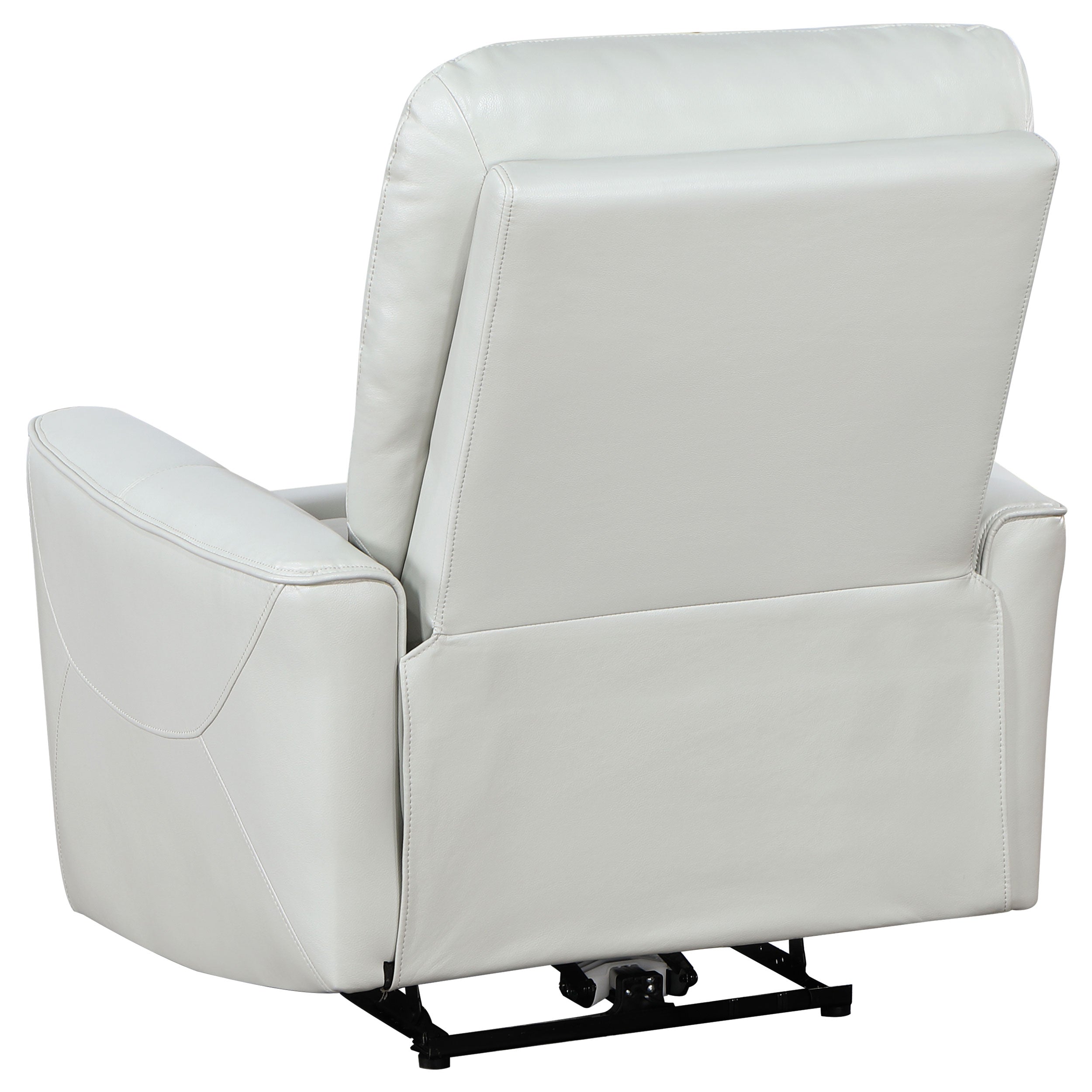 Greenfield Upholstered Power Recliner Chair Ivory - MyWaynesHome #