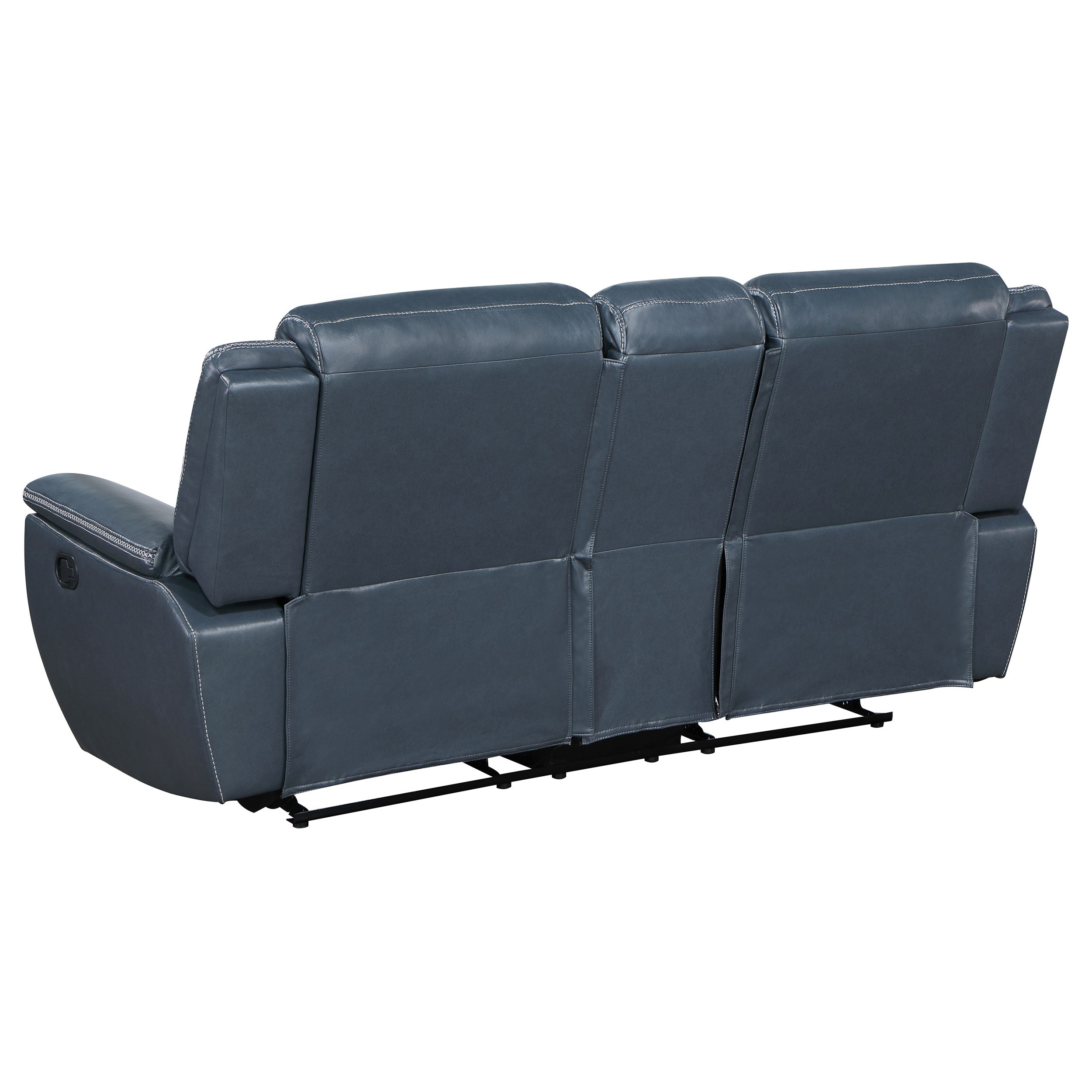 Sloane 3-piece Upholstered Reclining Sofa Set Blue - MyWaynesHome #