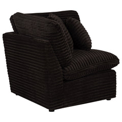 Collins Modular Corner Chair Chocolate Brown