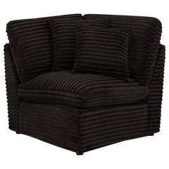 Collins Modular Corner Chair Chocolate Brown
