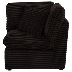 Collins Modular Corner Chair Chocolate Brown
