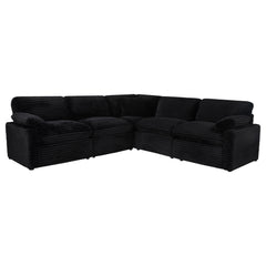 Collins 5-piece Modular Power Reclining Sectional Black