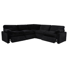 Collins 5-piece Modular Power Reclining Sectional Black