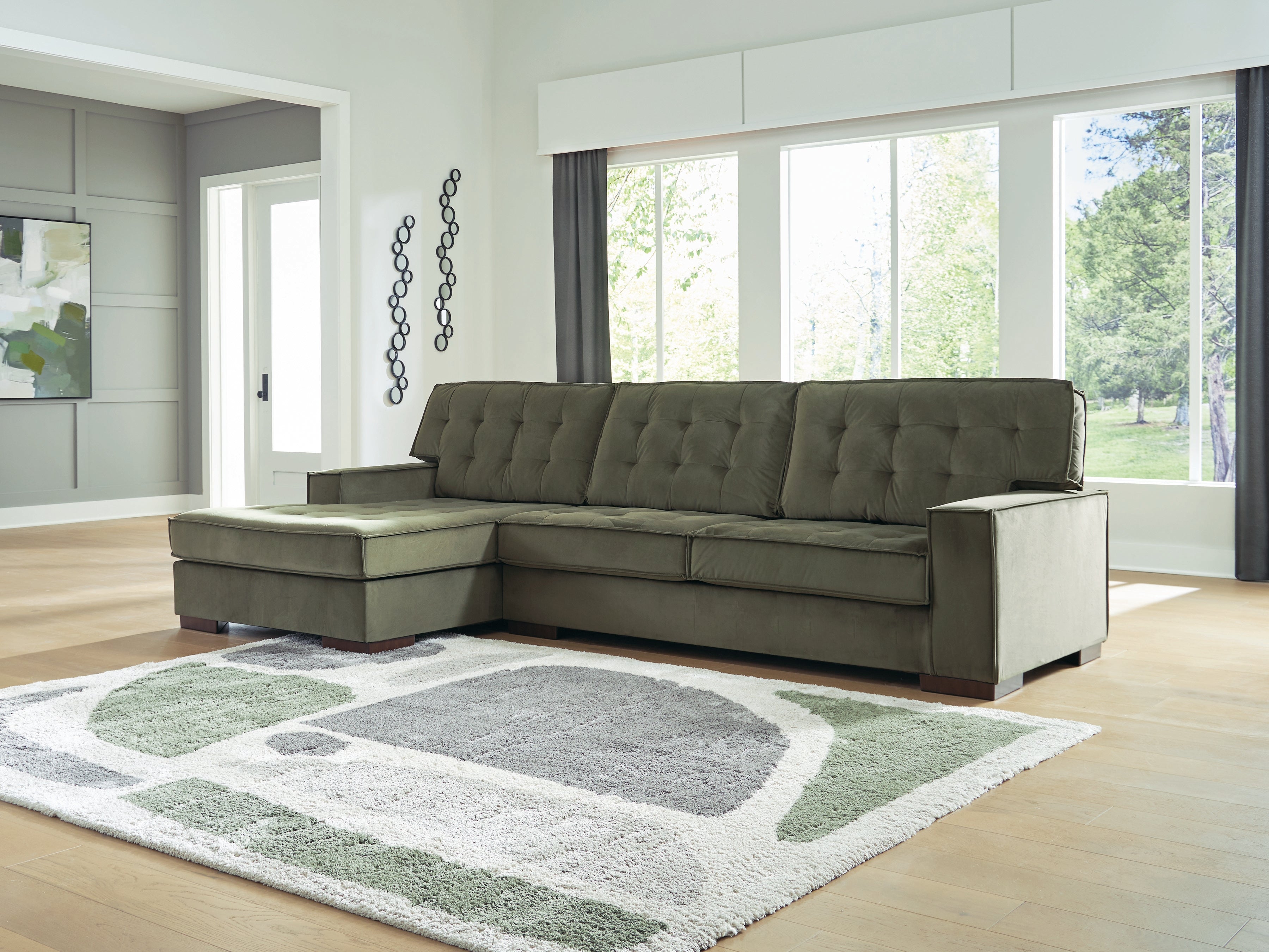 Caspian-Town 2-Piece Sectional with Chaise