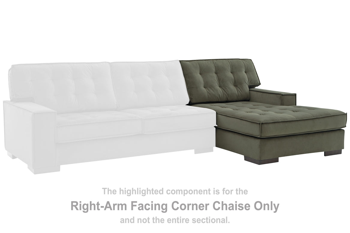 Caspian-Town Right-Arm Facing Corner Chaise