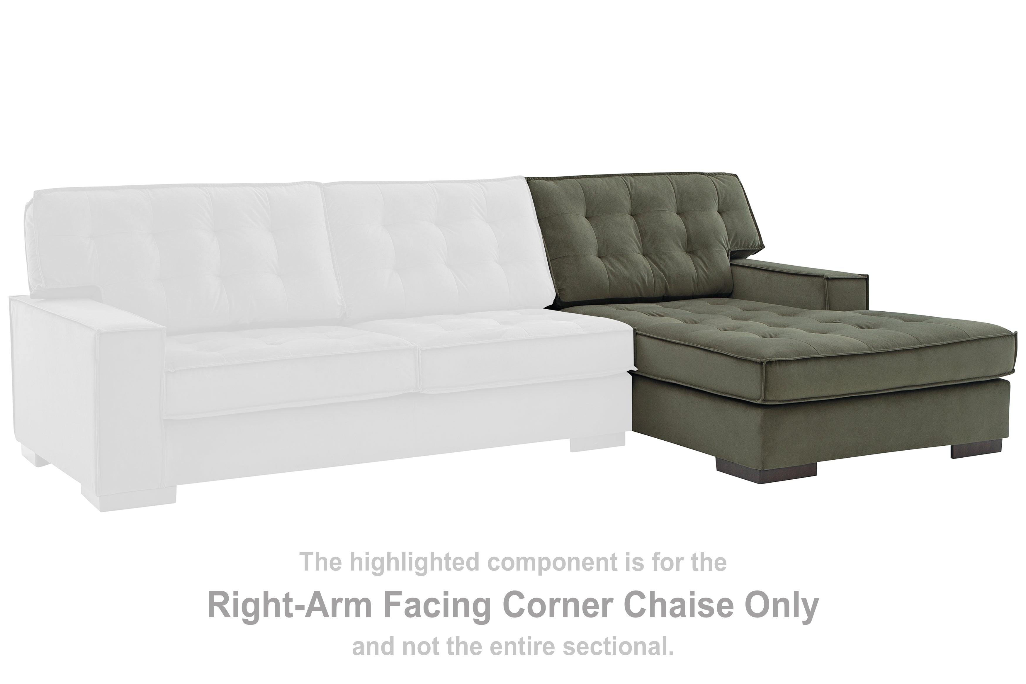 Caspian-Town Right-Arm Facing Corner Chaise