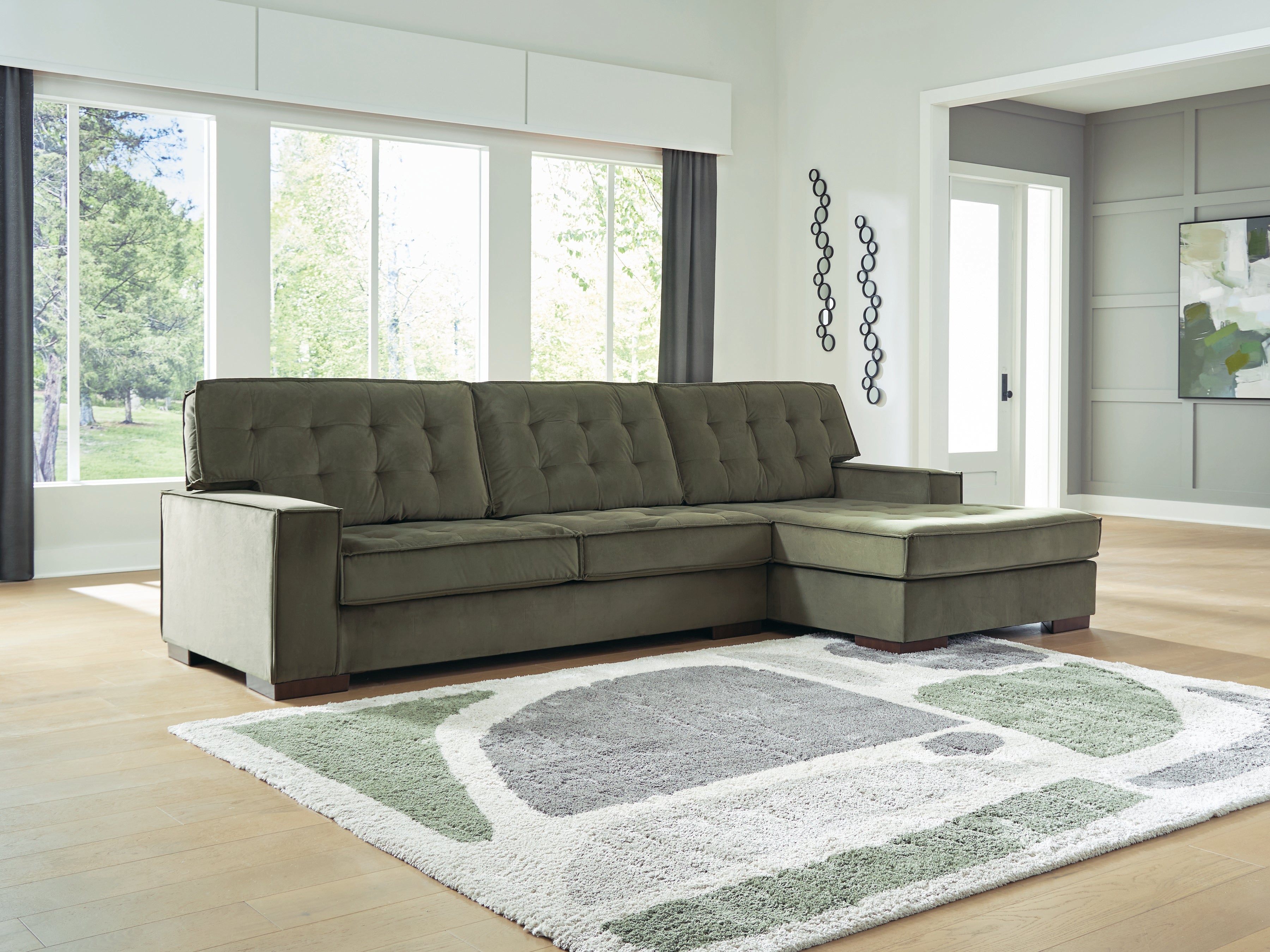 Caspian-Town 2-Piece Sectional with Chaise