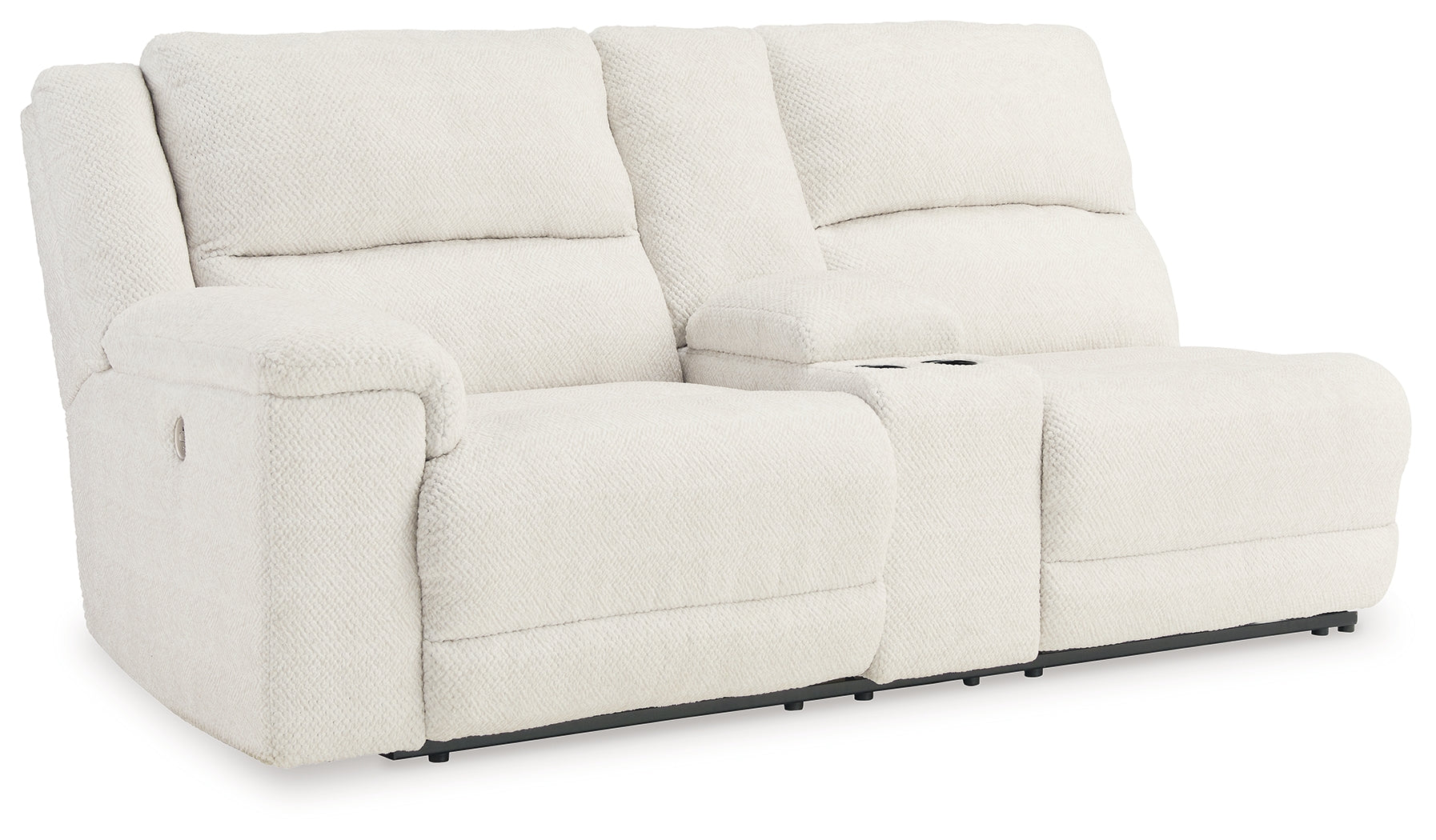 Keensburg Left-Arm Facing Power Reclining Loveseat with Console - MyWaynesHome #