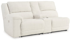 Keensburg Left-Arm Facing Power Reclining Loveseat with Console - MyWaynesHome #