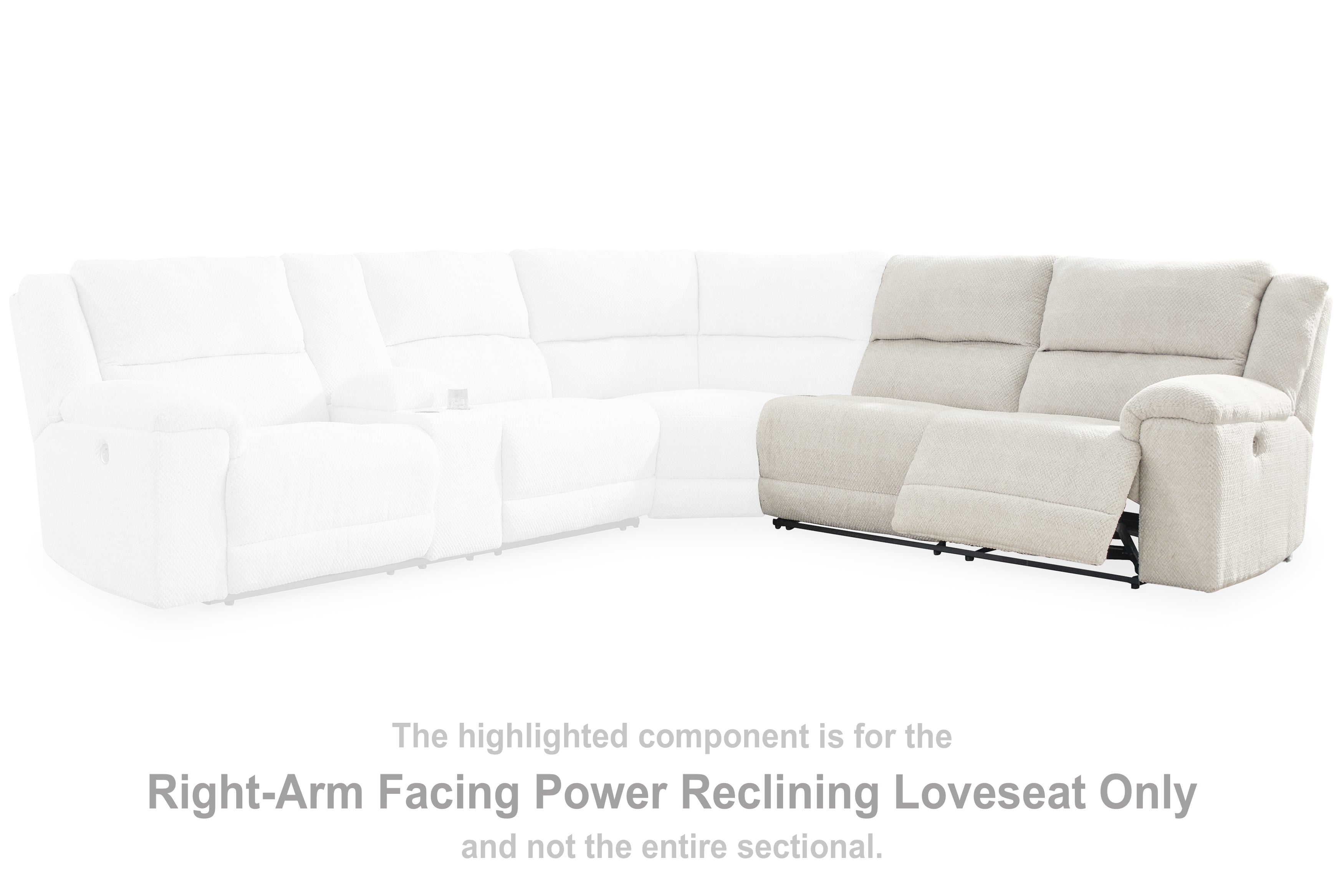 Keensburg Right-Arm Facing Power Reclining Loveseat - MyWaynesHome #