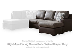 Castille Way Right-Arm Facing Queen Sofa Chaise Sleeper